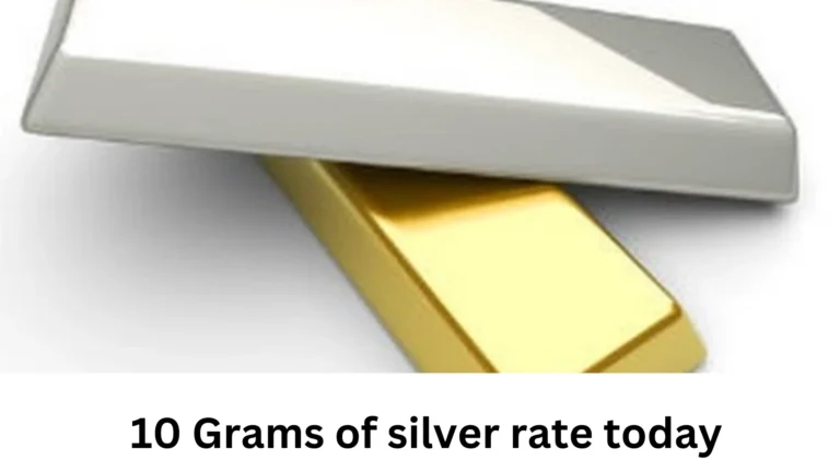 10 Grams of silver rate today