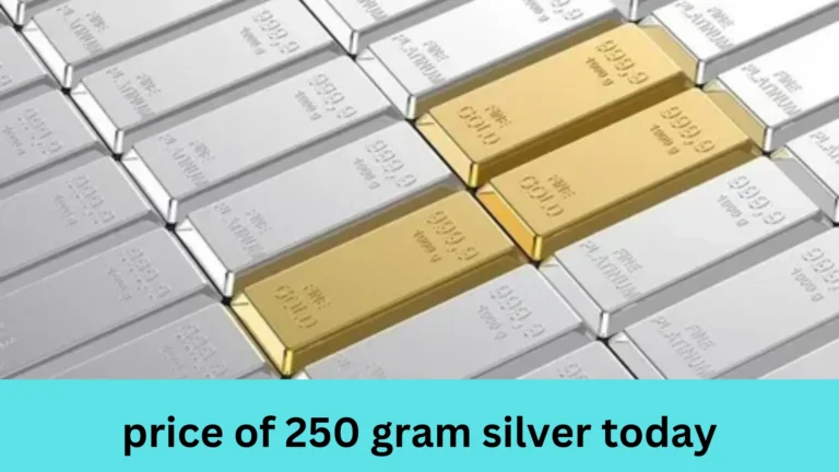 price of 250 gram silver in usa today