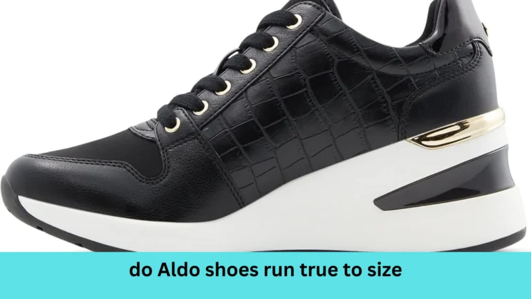 do Aldo shoes run true to size