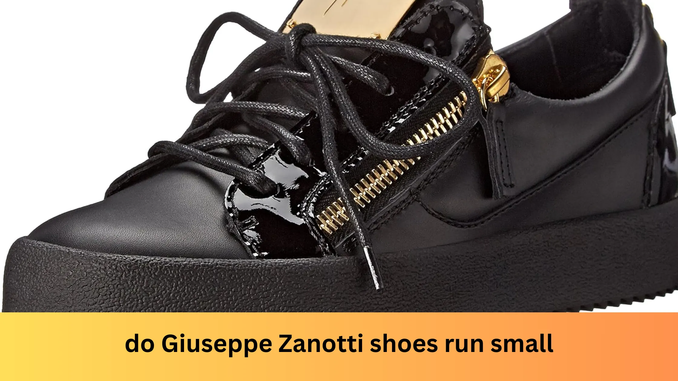 do Giuseppe Zanotti shoes run small